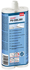 COSMO PU-200.280 2-K-PUR-Reaktionsklebstoff 550g inkl. Statikmischrohr